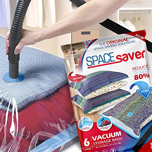 Spacesaver-Premium-Reusable-Vacuum-Storage-Bags-Save-80-More-Storage-Space-Double-Zip-Seal-Leak-Valve-Travel-Hand-Pump-Included-Large-6-Pack
