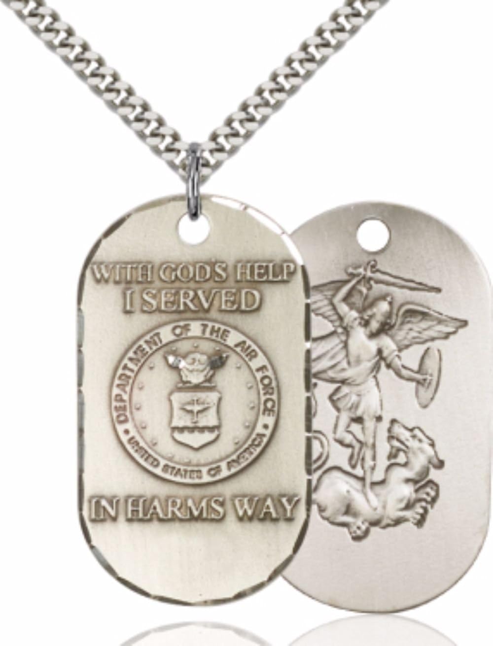 air force silver chain