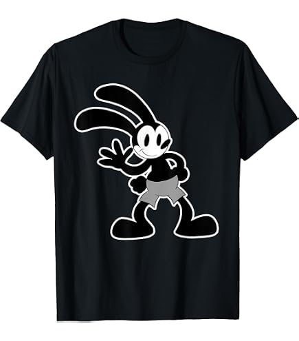 Amazon.com: Disney Epic Mickey Oswald The Lucky Rabbit Portrait T