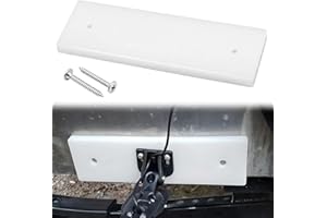 Verdanzia Transducer Mounting Plate with Screws, UV-Resistant Transducer Mounting Board Hardware Kit, Marine-Grade Boat Trans