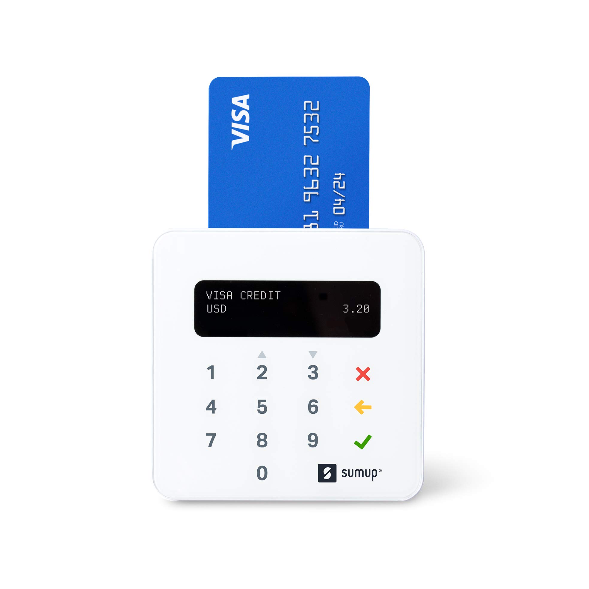SumUp Plus Card Reader, bluetooth NFC RFID Credit Card Reader for