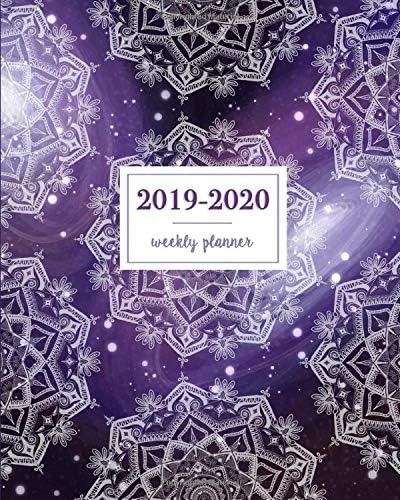 2019-2020 Weekly Planner: Galaxy Purple Sky Mandala, Weekly and Monthly Standard Professional Calendar | 1 July 2019 - 31 December 2020 Paperback – June 15, 2019