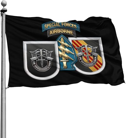US Army Special Forces 5th Special Forces Group Flag 4X6