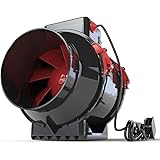 AMX - Mixed Flow Inline Duct Ventilator Fan (100mm) - Homegro Depot