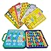 Preschool Maths Cards Learning Toys - Wishtime Colourful Maths Games for Toddler Kids Educational Number Counting Cards for Girls Boys Age 2+ Christmas Gifts (15 maths cards+72 numbers )