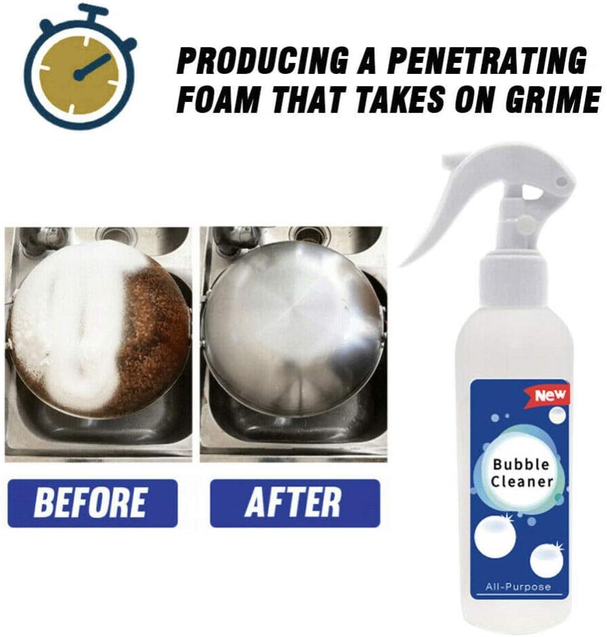 All Purpose Rinse Free Cleaning Spray Bubble Cleaner Universal Cleaning Agent Amazon Co Uk Kitchen Home