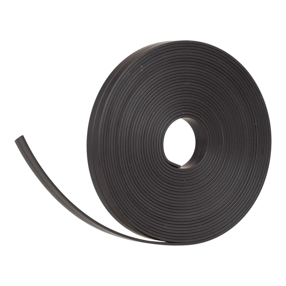 Magnetic Whiteboard Tape - Black 0,4 x 197 Inch - Make Moveable Grids at all Magnetic Surfaces like Whiteboards and Fridges - Magnetic Whiteboard Strips