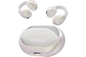 Oraolo Open Ear Headphones, Bluetooth 5.4 Wireless Earbuds with Stereo Sound, ENC Clear Call, 21H Playtime, Type-C Charging, 