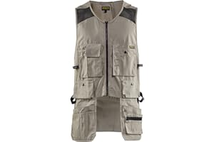 BLÅKLÄDER Blaklader Men's RipStop Kangaroo Mesh Work Vest with Utility Pockets