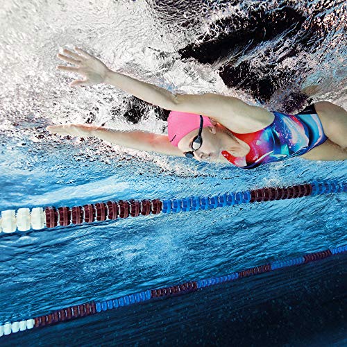 Msicyness Swim Cap for Long/Curly Hair 100% Silicone Swimming Hat for Adult Swimming Pool Laps Latex Rubber Reduce Water Intake Men Women UV Guys Girl Bathing Cap - Thumbnail 7
