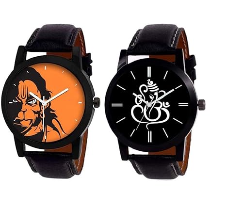 Swadesi Stuff Stylish Lord Hanuman Ganpati Religion Watch for Men Women Boy Girl Lord Shiva Series Watch 414 God Series Watch - for Men & Women