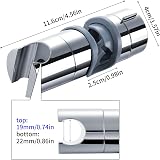 Joyoldelf Chrome Shower Head Holder 16-19 mm Adjustable Bracket view 2
