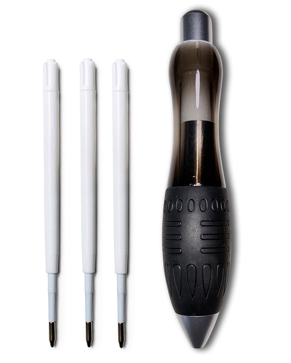 Photo 1 of lyforx ? ?? Fat ????? ???????? Pens for Arthritis Hands, Parkinson's, Carpal Tunnel, Hand Tremors Wide Grip, Thick Barrel, Easy to Hold Black