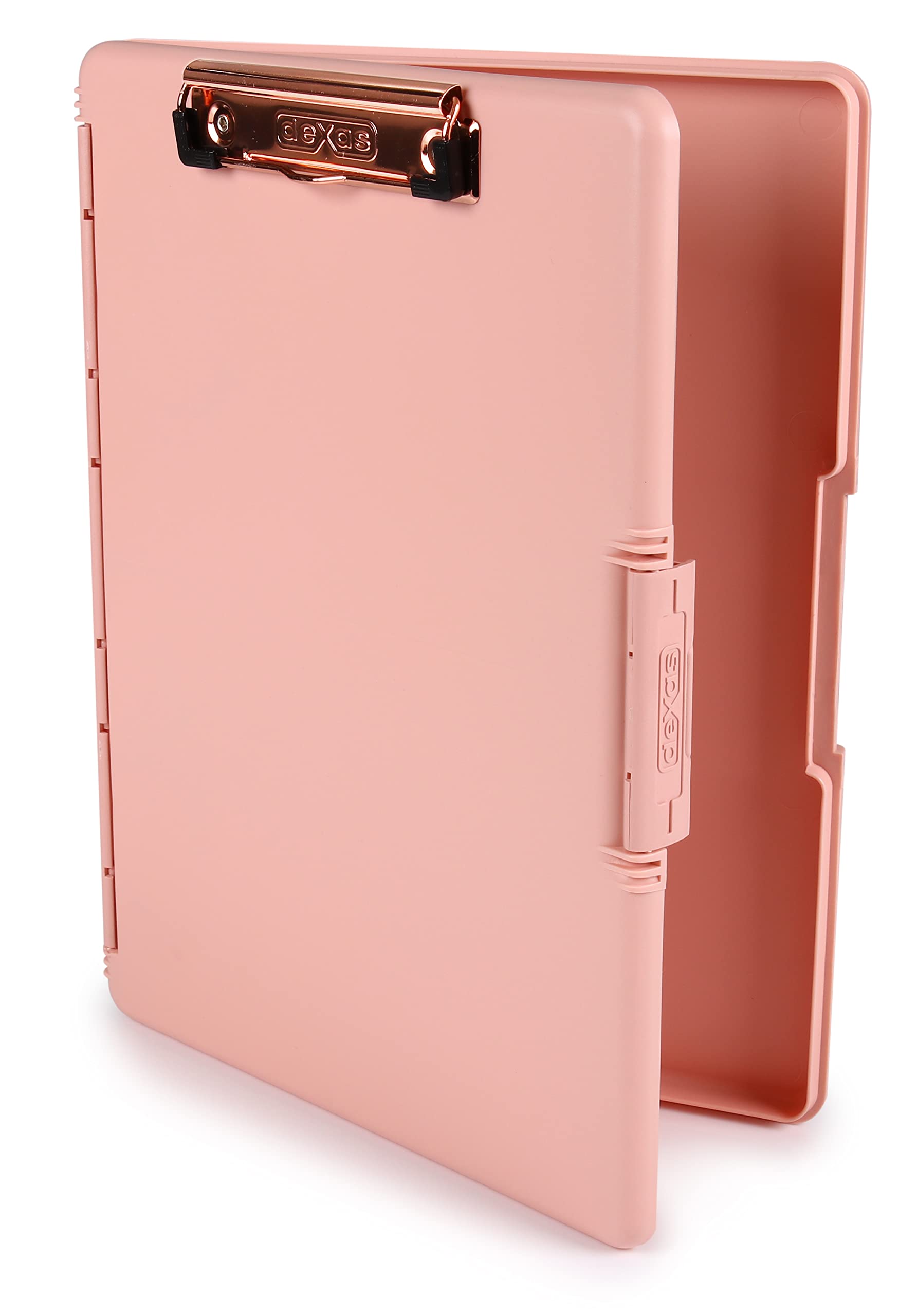 Dexas Slimcase 2 Storage Clipboard with Side Opening, Blush Pink with Rose Gold Clip, Office Supplies Clipboards to Carry and Store, A4 Holder, Combine Style and Functionality, Nurses Clipboard — image 1