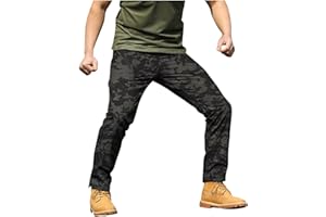 GENERIC Tactical Cargo Pants Men's Ripstop Cargo Pants Tactical Pants for Men Outdoor Waterproof Hiking Pants with Multi Pockets