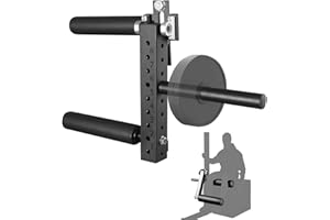 Leg Extension Attachment for Power Rack: Seated Leg StrengthExtension and Curl Machine - 8-Position Adjustable Seated Leg Tra