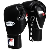 Fury Professional Lace Training Gloves - Lace Up Sparring Gloves for Boxing, Bag, and General Training
