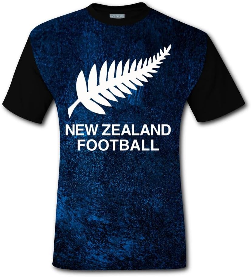 enrgbnhzad 321 Men's Casual Graphics New Zealand 3D Printed T-Shirts Short Sleeve Tops Tees M