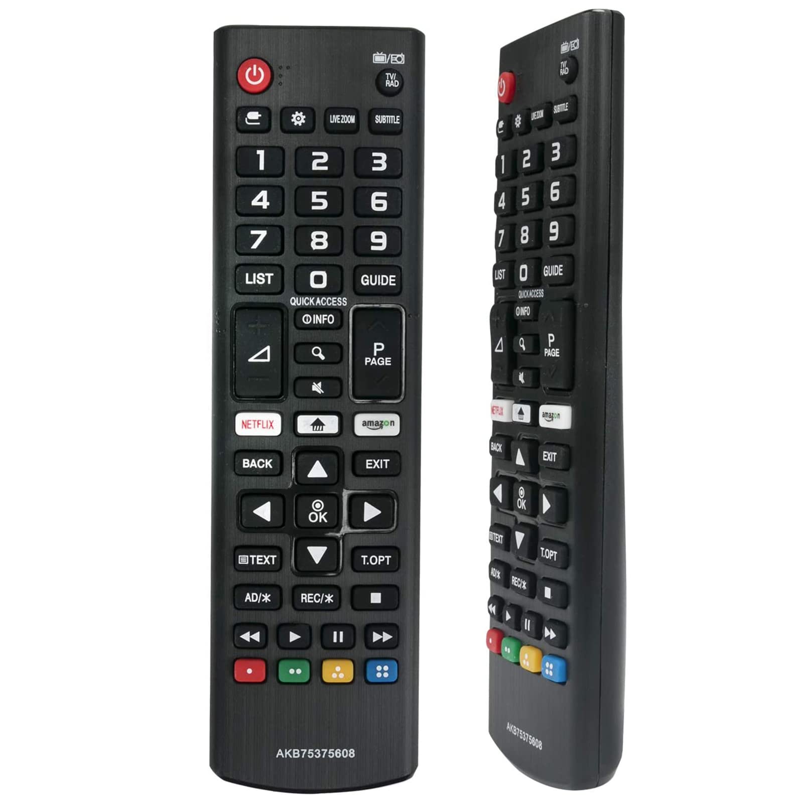 VINABTY AKB75375608 Replaced Remote Control fit for LG 4K UHD TV 55UK7700PTA 50UK6500 50UK6750 55UK6100 55UK6300 65SK8000PTA 65SK8000PVA 65UK64 65UK6400PLF 65UK6450PLC 65UK6470PLC 65UK65