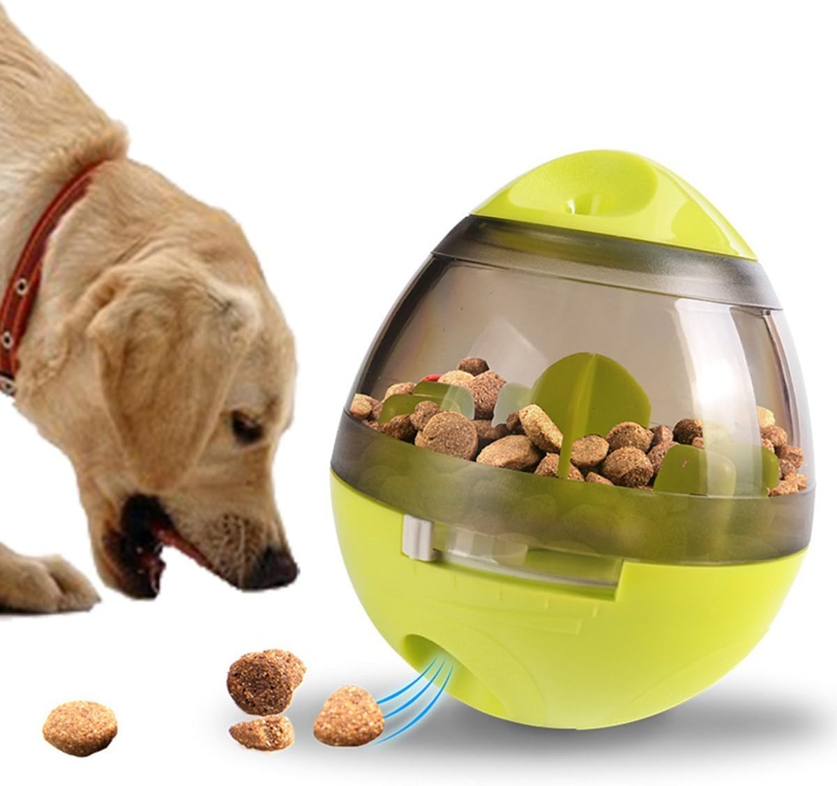 rayinblue Pet Food Ball, FUN and INTERACTIVE Treat, Dispensing Ball for Dogs & Cats, Increases IQ and MENTAL Stimulation