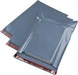iSOUL Strong Large Grey Mailing Bags 10x14 100 Pack Self Seal Plastic Envelopes