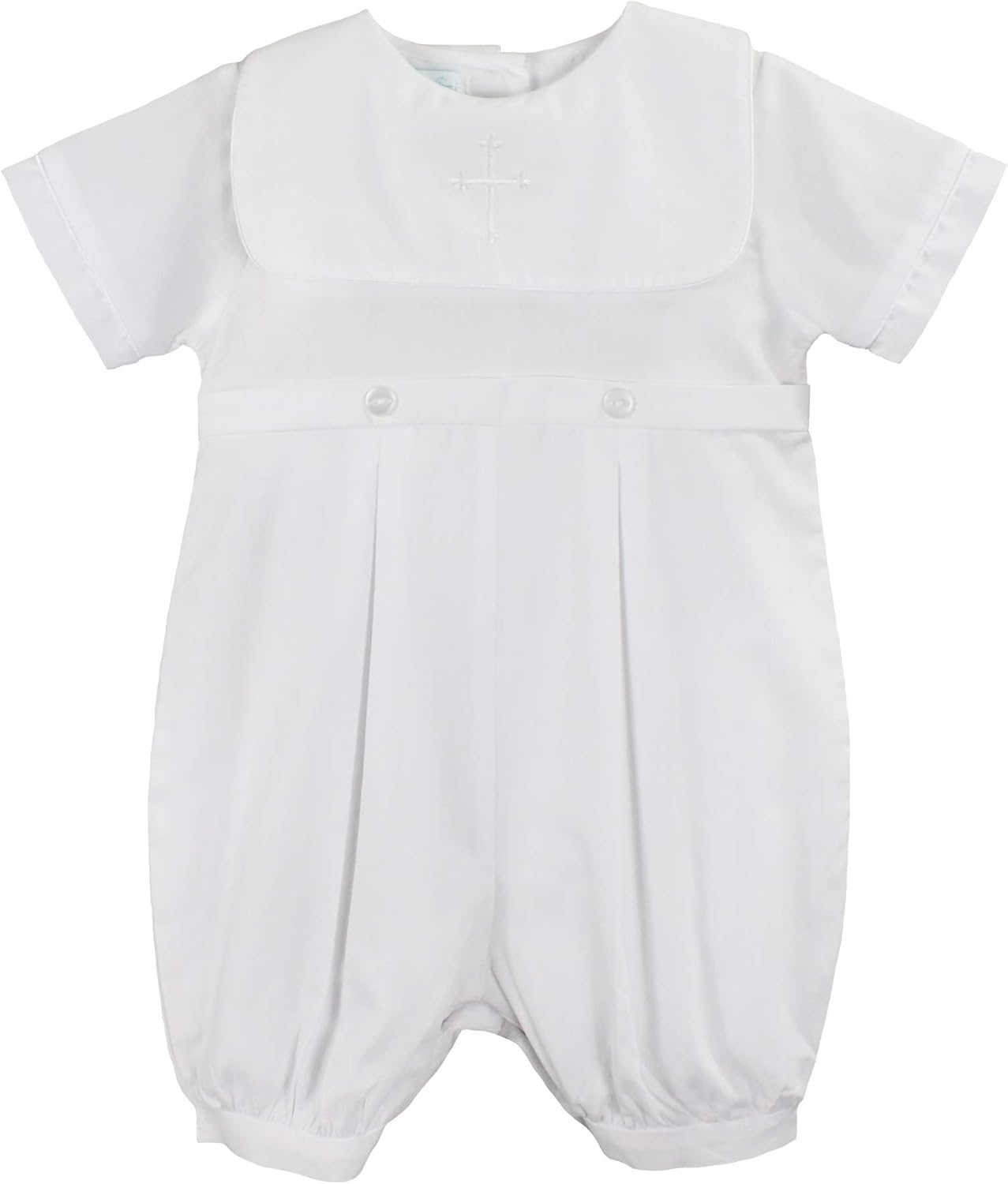 white infant outfit
