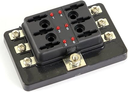 MASO - Caja de fusibles para coches (12 V/24 V, 6 hojas de hielo): Amazon.es: Coche y moto