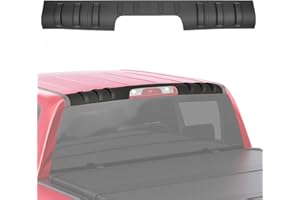 Titibett Truck Roof Spoiler Compatible with 2014-2018 Chevy Silverado GMC Sierra Rear Roof Protector Wing Fits for Silverado Sierra Accessories Roof Mat Third Brake Light