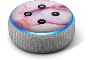 Pink Stone Marble Geode - Vinyl Decal Skin Compatible with �鶹�� Echo Dot 3rd Generation Alexa - Decorations for Your Smart 