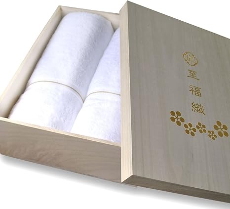 Amazon ブルーム 今治タオル 至福織 ブリアン G バスタオル 2枚 桐箱入 タオルギフト セット 日本製 タオルセット ホーム キッチン オンライン通販