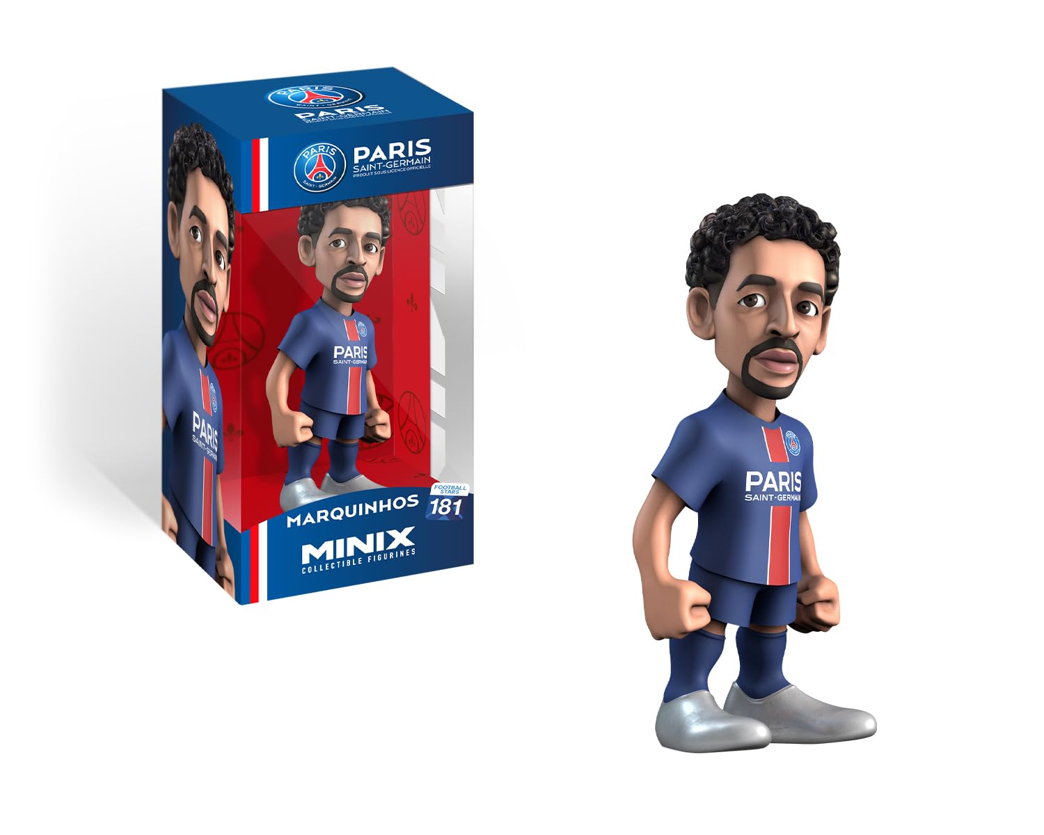 MINIX - Football Stars #181 - PSG - Marquinhos 5 - Collectible Figure 12 cm
