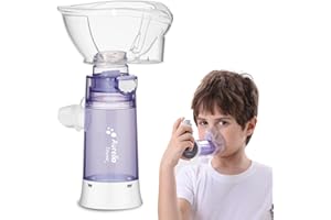 ARIHYATUS Inhaler Spacer for Children, Spacer for Inhaler with Soft Silicone Child Mask, Anti-Static VALVED Holding Chamber, Safe and Easy to Use
