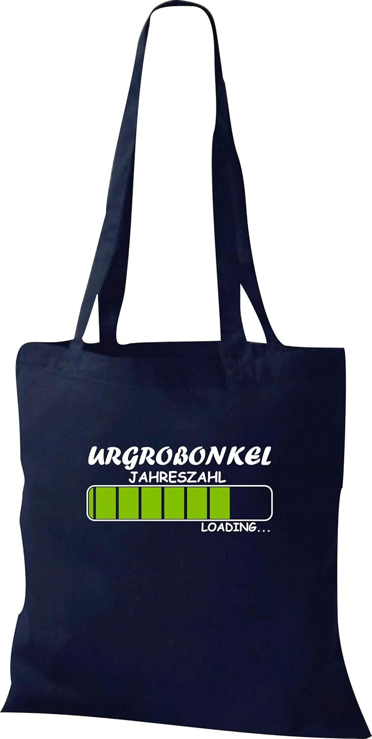 Shirtinstyle Bolso de Tela Bolsa de Algodón Urgroßonkel Cargando 2019
