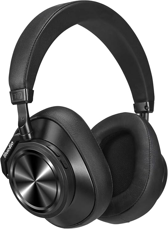 Bluetooth Headphones Over EarBluedio T7 Plus Turbine Custom Noise