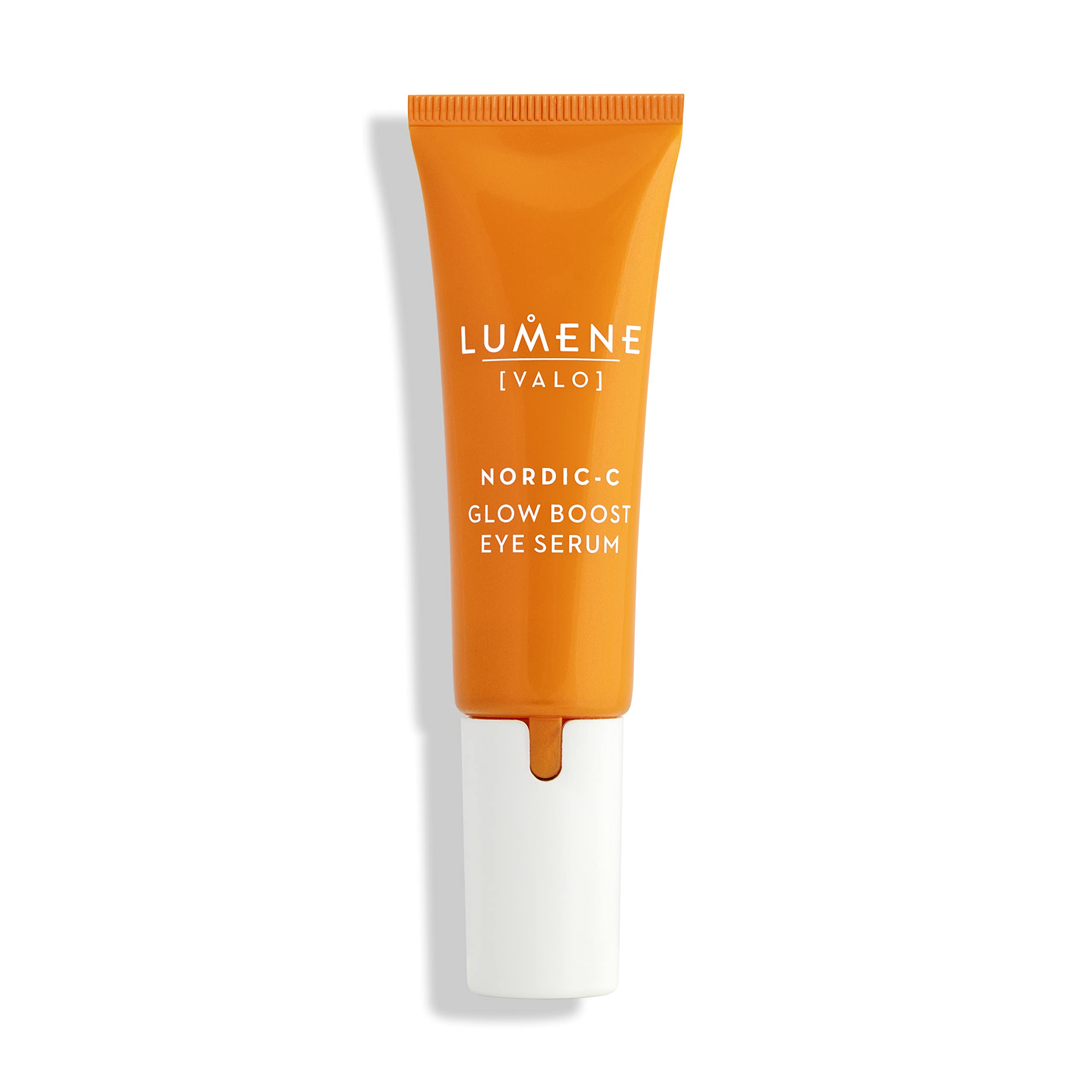 LUMENE Nordic-C [VALO] Glow Boost Eye Serum | Reduce The Look of Dark Circles | Hydrates for Smoother & Brighter Eye Area | Antioxidant-Rich with Vitamin C & Hyaluronic Acid | Vegan | 10ml