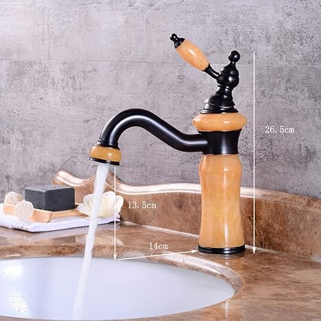 Fregadero de la cocina del baño del grifo Fregadero de latón de estilo