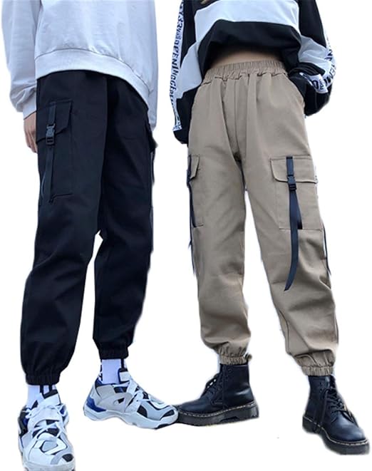 Amazon グードコ 男女兼用 ワークパンツ メンズ ロングパンツ チノパン ワイド ミリタリー ゆったり カジュアル ストリート ヒップホップ 美脚 ロングパンツ 通販
