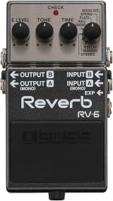 BOSS RV-6 Reverb Guitar Pedal Eight Modes Studio-Grade Reverb view 1