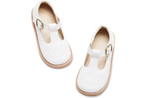 Kiderence Toddler Little Girls Mary Jane Dress Shoes School Oxford for Girls Flats