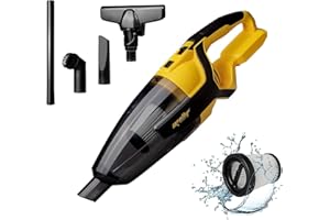 Mellif Cordless Vacuum for Dewalt 20V Max Battery, Handheld Electric Power Vacuum Cleaner for Hardwood Floor Carpet Pet Hair Car (No Battery)