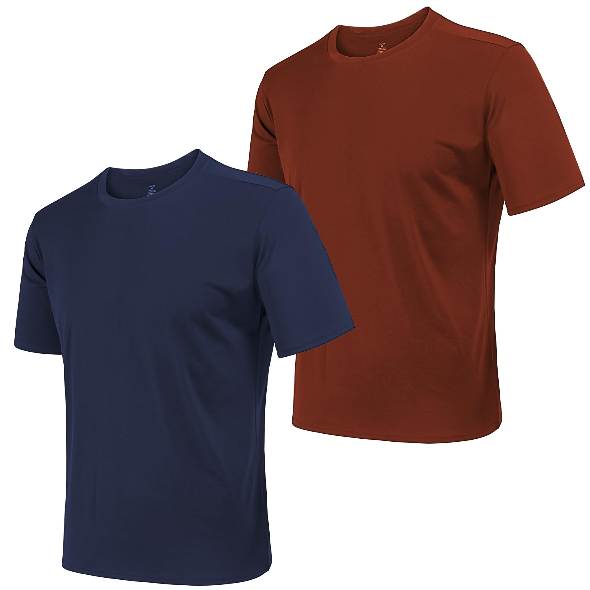 Photo 1 of AJGAI 2&5 Pack Men's Sports T Shirts,Crew Neck Breathable Quick-Dry Short Sleeve, Lightweight Tee for Athletic Running m