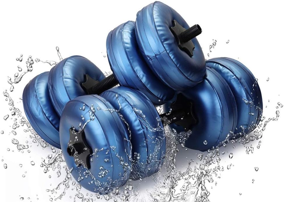 HoneyGod Water Filled Adjustable & Portable Dumbell Handles - Dumbbells Set for Women and Men up to 11-55lbs Dumbell Bar Set - Dumbbells Set - Dumbell Handles Kit