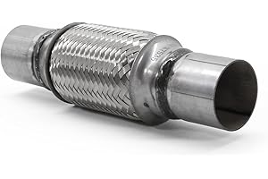 RP Remarkable Power, RK7535-2" x 6" Heavy Duty Stainless Steel Exhaust Flex Pipe 10" OL