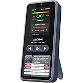 CHNADKS RM-66 Radon Detector for Home, Portable Radon Monitor with TFT Color Display, Audible & Visual Alarm, Easy-to-Use, Rechargeable Type-C, Long-Term Monitoring in pCi/L or Bq/m³