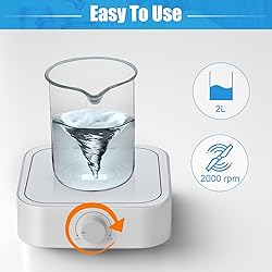 WEST TUNE 2000rpm Magnetic Stirrer Mixer with Stir