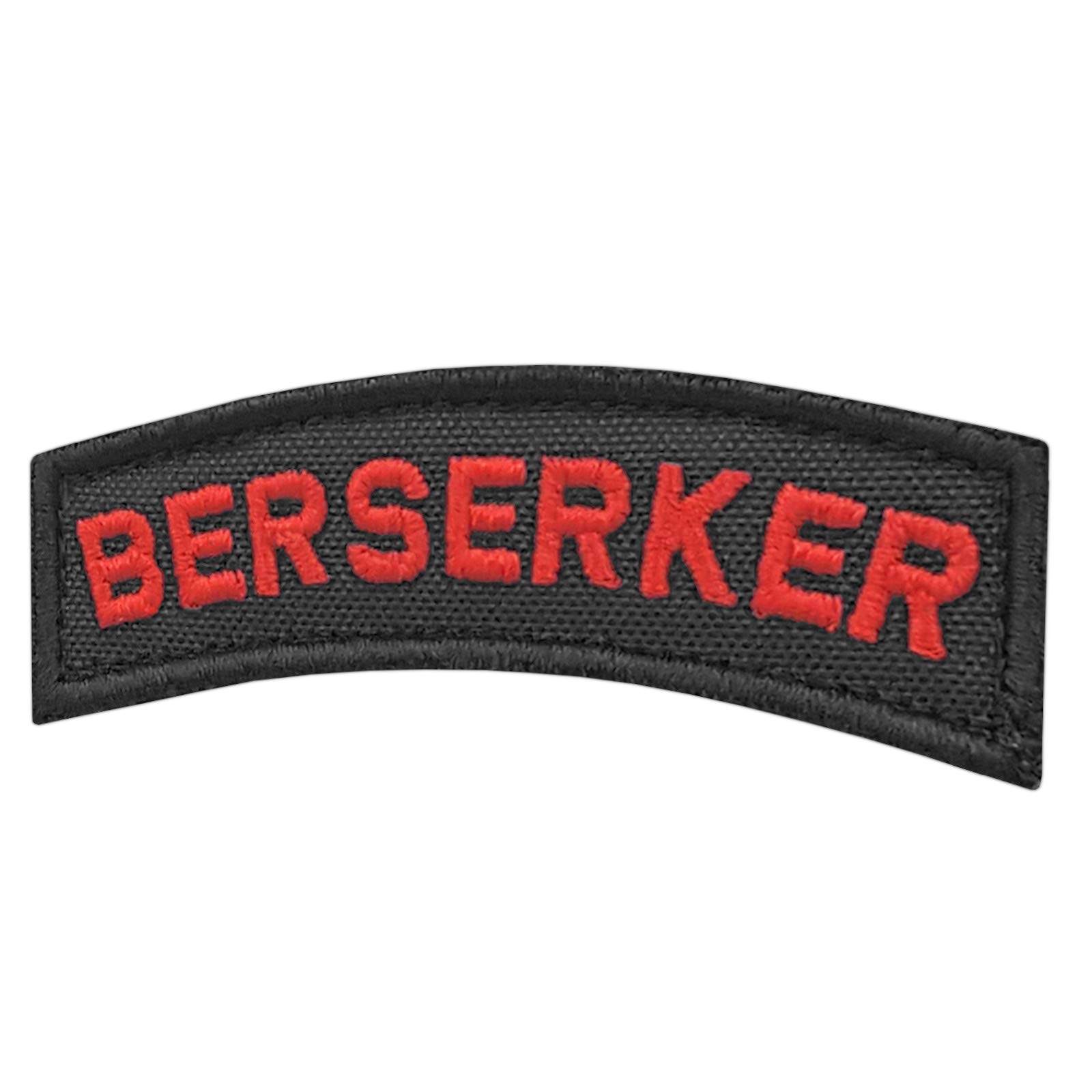 Berserker Shoulder Tab Viking Norse Icelandic Heathen Army Military Morale Tactical Touch Fastener Patch