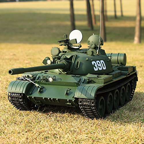 HOOBEN 116 T55A Russian T55 A Medium Tank RC Dynamic Tanks KIT with Metal Gearbox, Metal