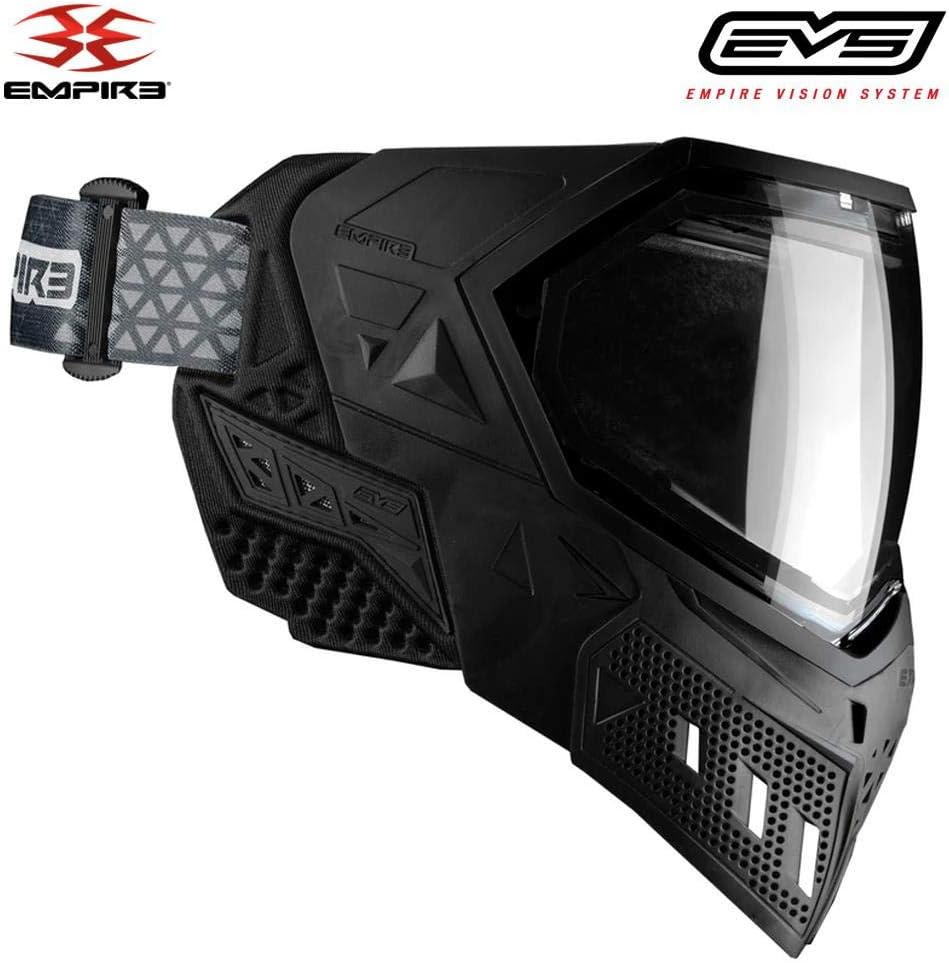 Empire EVS Paintball Mask/Goggle - 2 Thermal Lenses (Black/Black) : Sports & Outdoors
