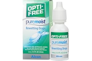 Opti-Free Puremoist Rewetting Drops, 12-mL