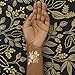 Tattly Temporary Tattoos Gold Floral, 0.3 Ounce